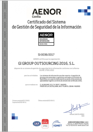 política seguridad de la información