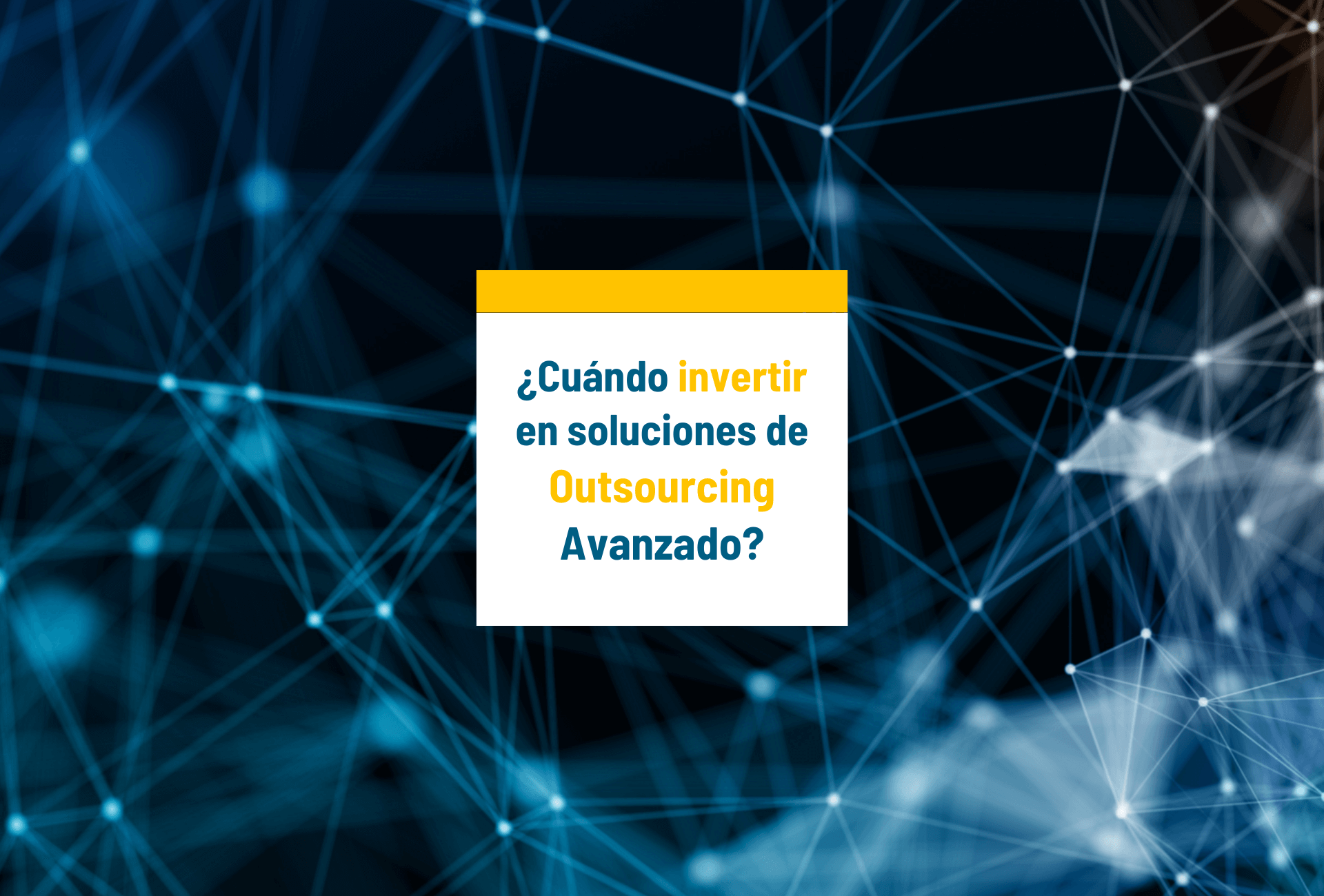 invertir en outsourcing