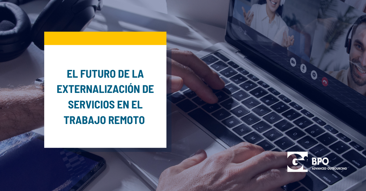 externalización de servicios en trabajo remoto